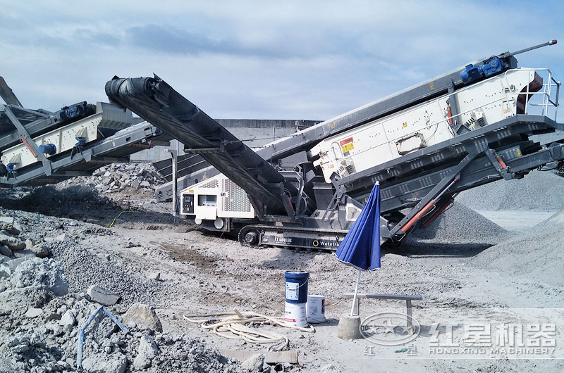 移動篩分站現場 移動篩分站現場